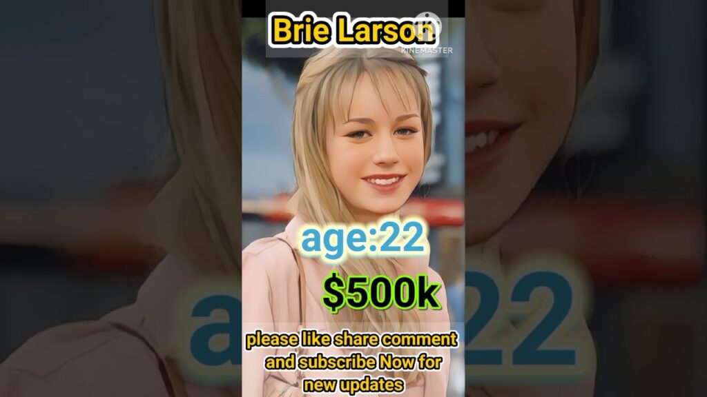 The Evolution Of Brie Larson #brielarson #shorts #youtubeshorts #catlover #cat