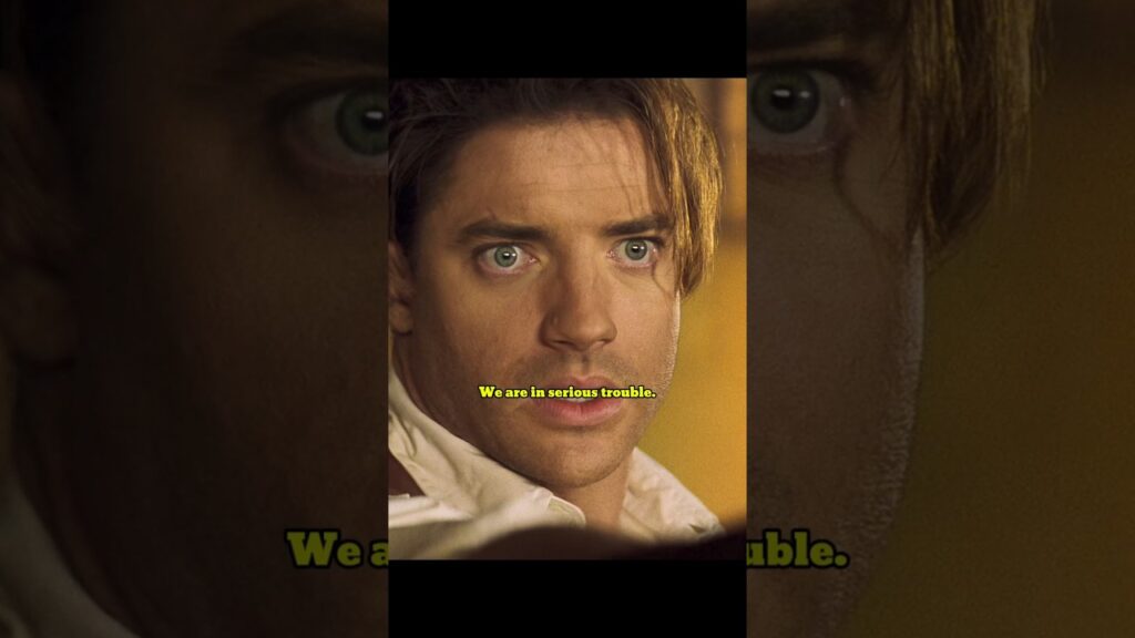 We are in very serious trouble. #themummy #brendanfraser #johnhannah #rachelweisz #adventureclassic