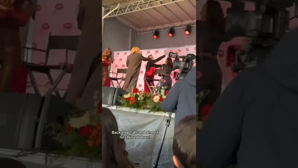 Candice King saves Nina Dobrev from getting crushed #tvd #candiceking #ninadobrev #katgraham