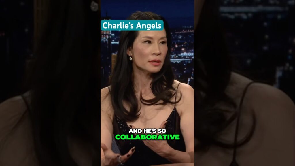 Charlie’s Angels in tonight show snl lucy liu #jimmyfallon