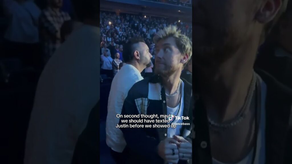 Justin Timberlake has surprising reaction when he spots *NSYNC members in concert crowd #shorts Justin Timberlake has surprising reaction when he spots *NSYNC members in concert crowd #shorts