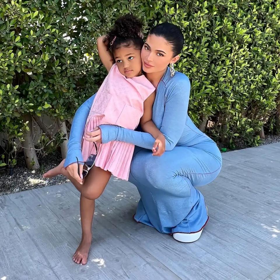 Fans joked that Jenner’s daughter, Stormi, let Chalamet borrow her purse. kyliejenner/Instagram
