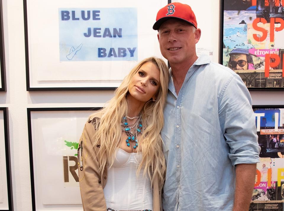 <p>Jessica Simpson & Eric Johnson</p>