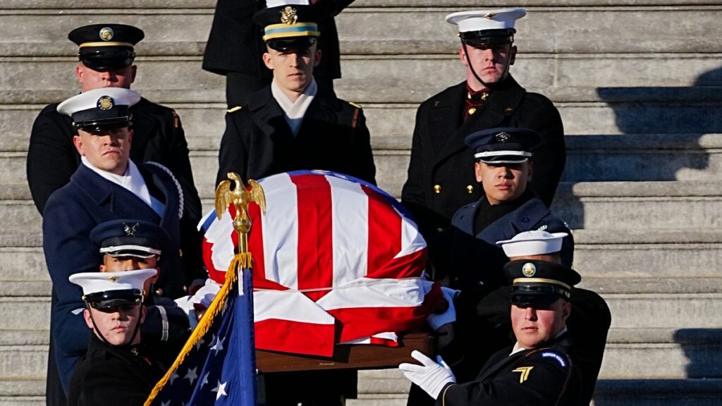 Leaders, celebrities at former President Jimmy Carter's funeral