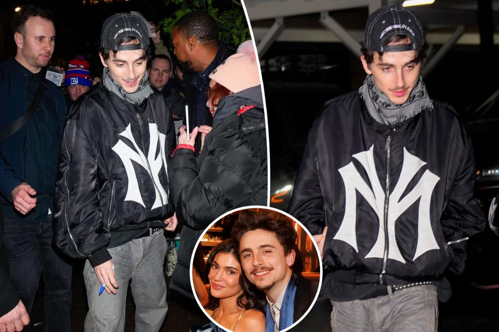 Kylie Jenner and Timothée Chalamet sneak out of ‘SNL’ afterparty after he arrived solo