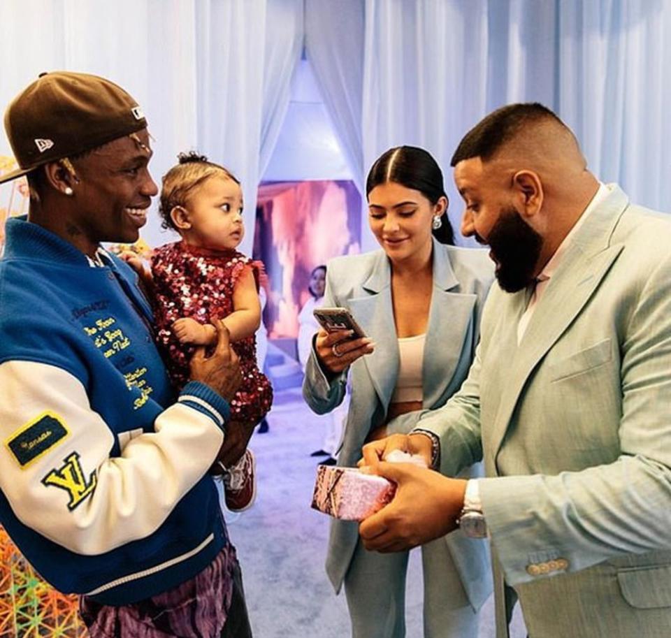 DJ Khaled gifted Stormi her first Chanel purse for her first birthday. Instagram/@DJKahled