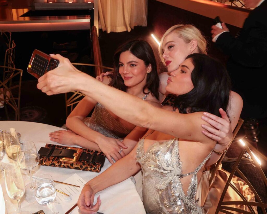 Kylie Jenner Took MySpace-Era Photos of Timothée Chalamet at the 2025 Golden Globes