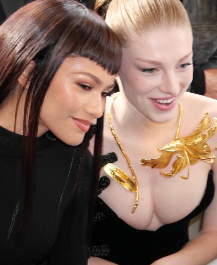 Zendaya & Hunter Schafer for Schiaparelli in Paris, 2024