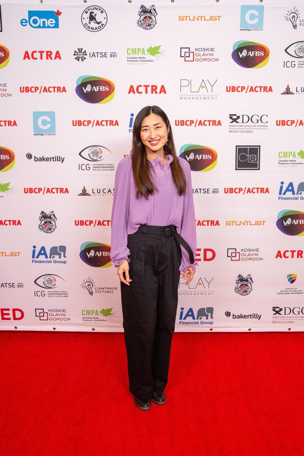 Yuki Morita at the UBCP/ACTRA AWARD Red Carpet (2022)