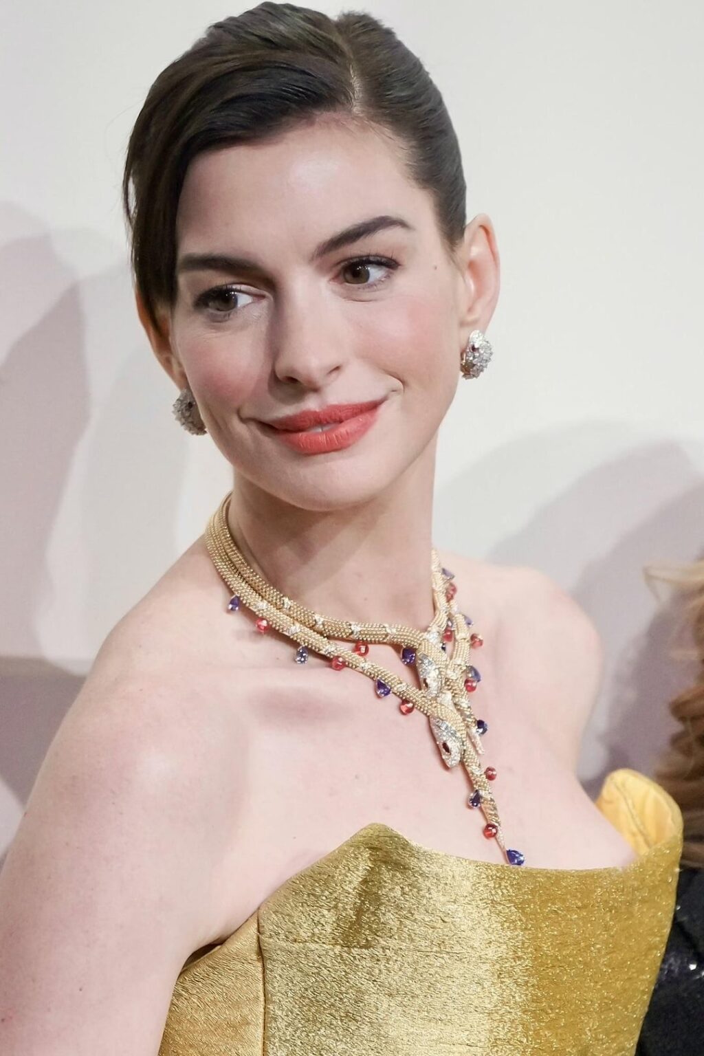 Anne Hathaway | Bvlgari’s Serpenti Infinito Snake Year Exhibition, Shanghai | January 08, 2025