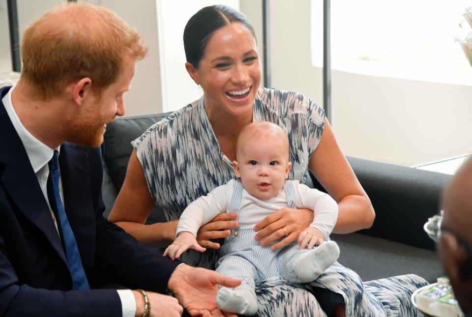 <p>Doting on Archie</p>