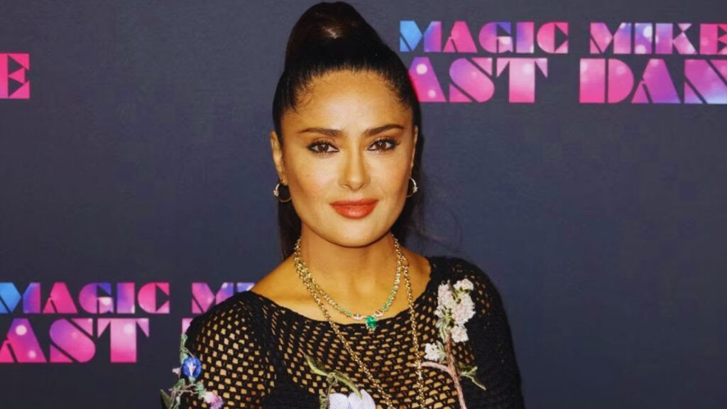 Salma Hayek’s Daring Red Carpet Look: Sheer Bikini Coverup Over Underwear! Salma Hayek's Daring Red Carpet Look: Sheer Bikini Coverup Over Underwear!