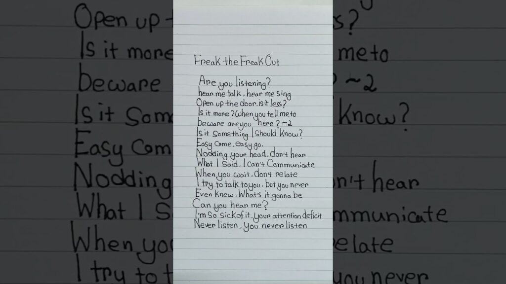 Freak the Freak Out 🎙️✨  - Victoria Justice (lyrics) #lyrics #freakthefreakout #shorts