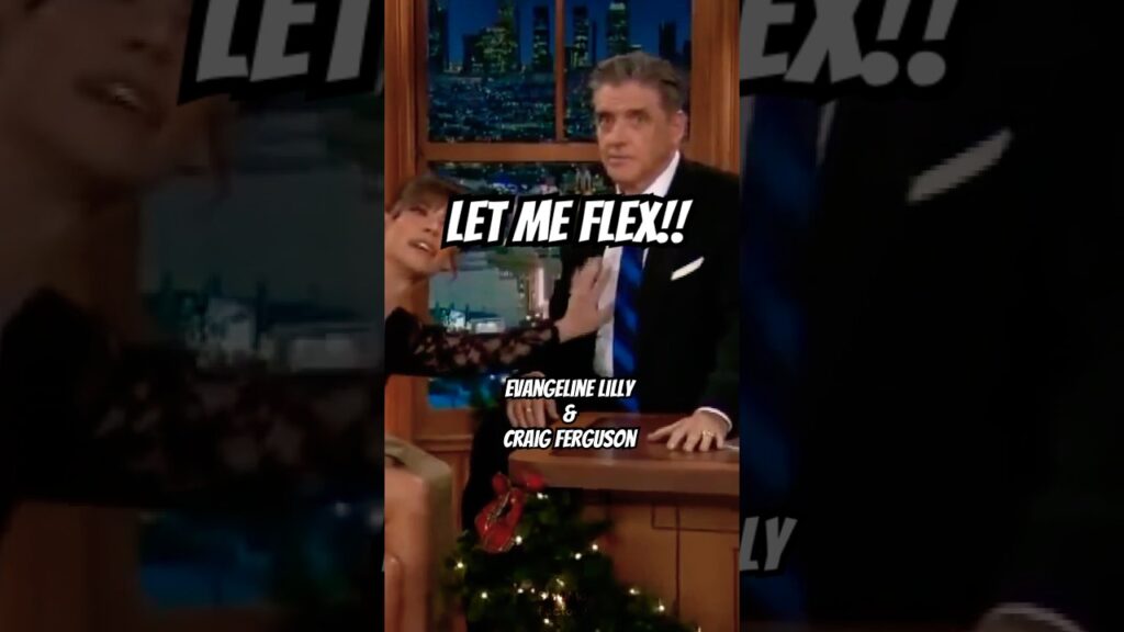 Let me Flex!! 😂 | Craig Ferguson | Evangeline Lilly #shorts Let me Flex!! 😂 | Craig Ferguson | Evangeline Lilly #shorts