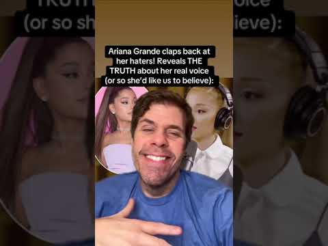 Ariana Grande Claps Back At Haters! Shares THE TRUTH About Her Real Voice! She’d Like Us To Believe: