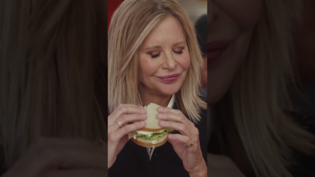 Meg Ryan and Billy Crystal recreate 'When Harry Met Sally' orgasm scene for Hellmann's ad #shorts