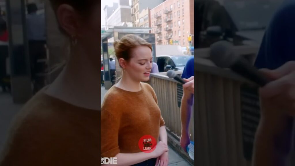 Emma Stone Meet Random People on Street | #shorts