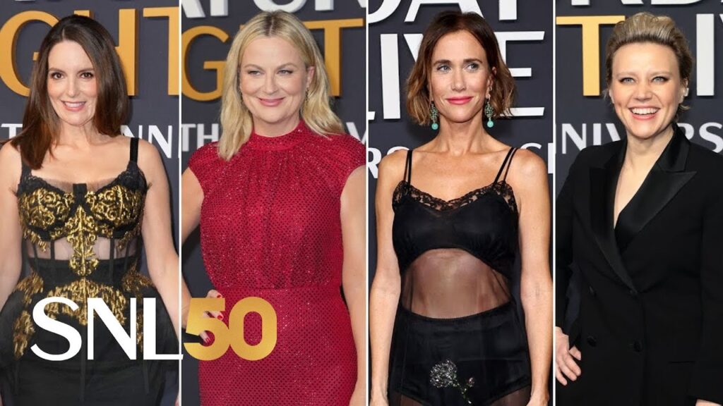 Red Carpet Fashion: Tina Fey, Amy Poehler & More Celebs Arrive! | SNL 50