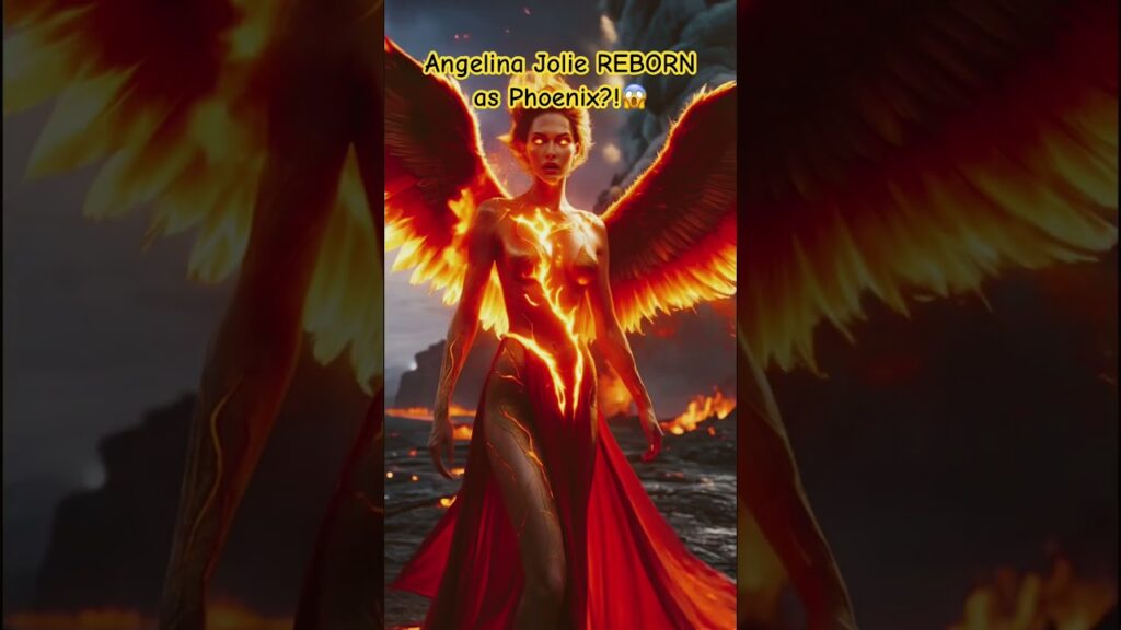 🔥 “AI Turns Angelina Jolie Into a Phoenix & It’s Absolutely Insane! 😱 #ytshorts #AngelinaJolie