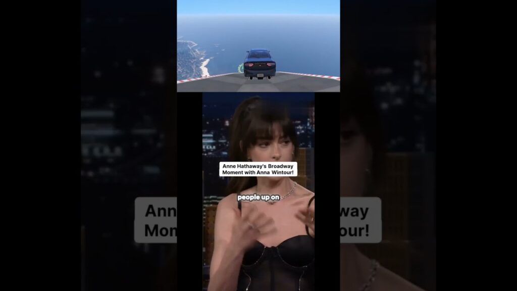 Anne Hathaway's Broadway Moment with Anna Wintour! |  #interview #emmawillis #actress #funny