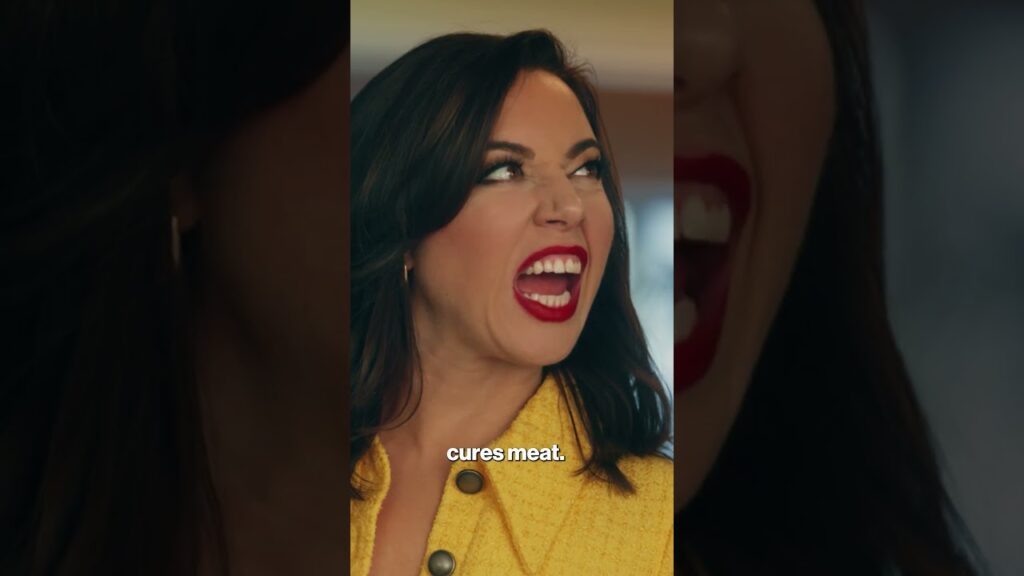Aubrey Plaza makes first on-screen appearance since passing of husband w/ Ritz Super Bowl ad #shorts