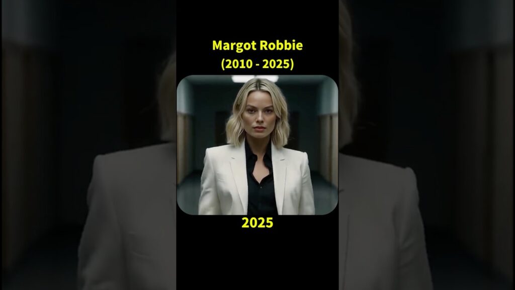 Margot Robbie through the years #margotrobbie #evolution #thenvsnow #shortsvideo