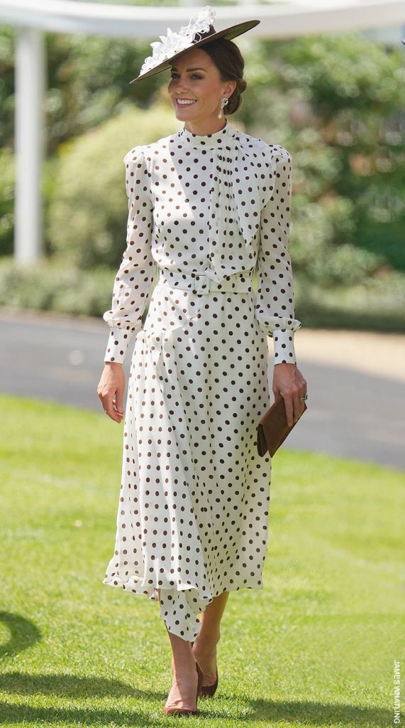 Princess Kate wears polka dots to Royal Ascot