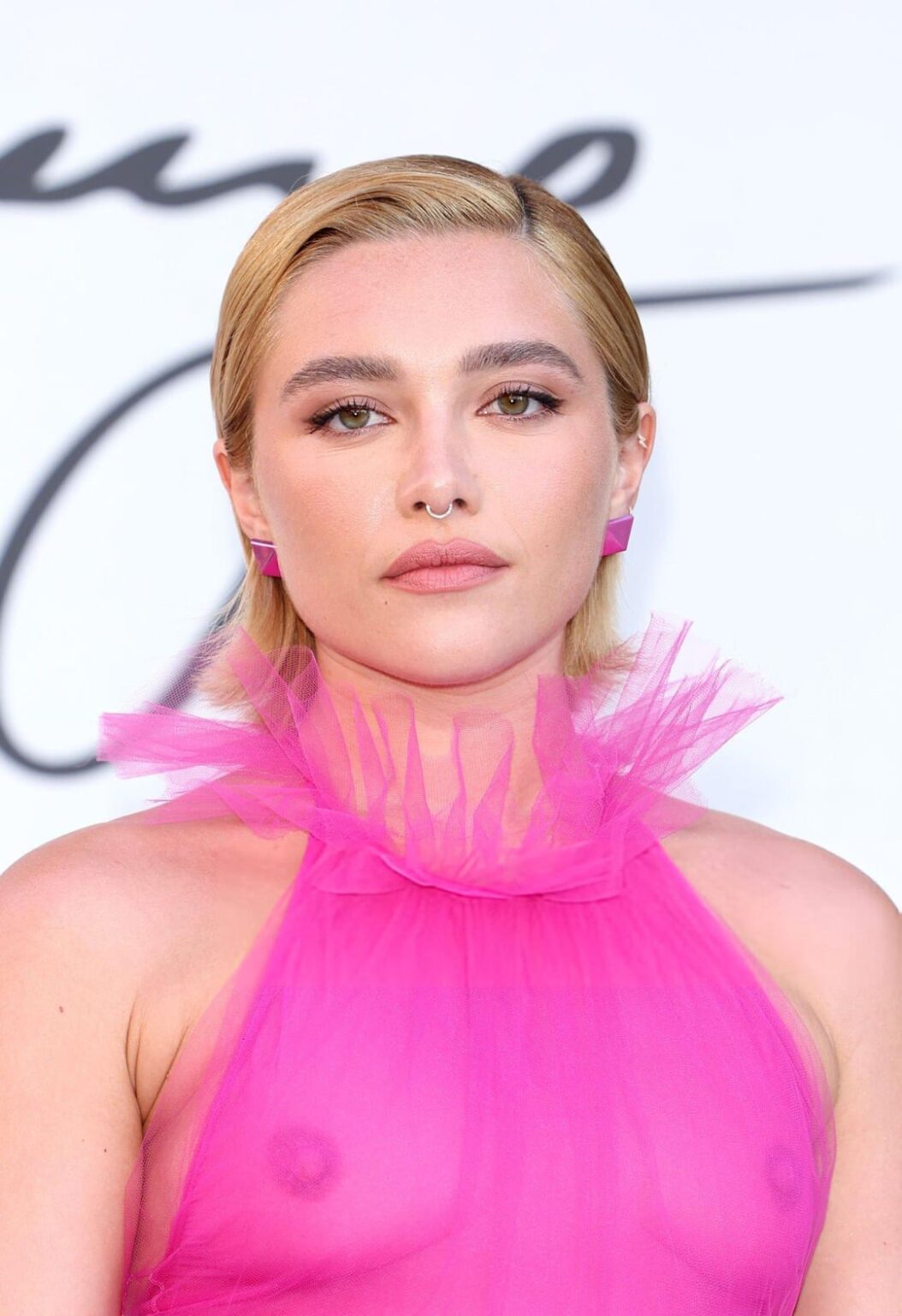 Florence Pugh attends the Valentino Haute Couture Fall/Winter 22/23 fashion show on July 08, 2022