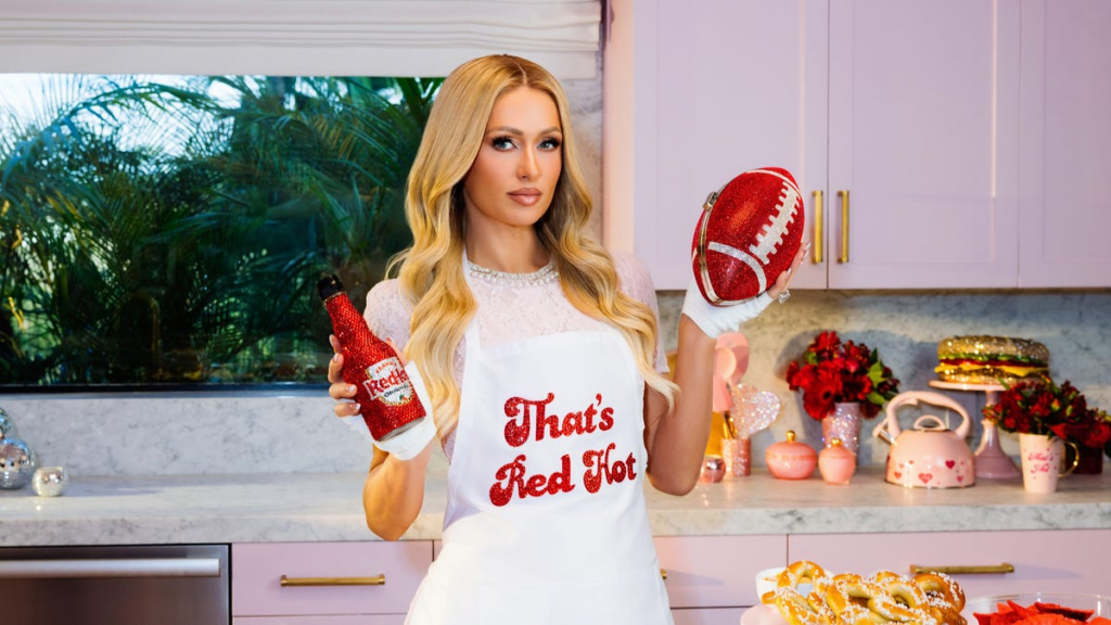 Paris Hilton collaborates with Frank's RedHot for Super Bowl ad