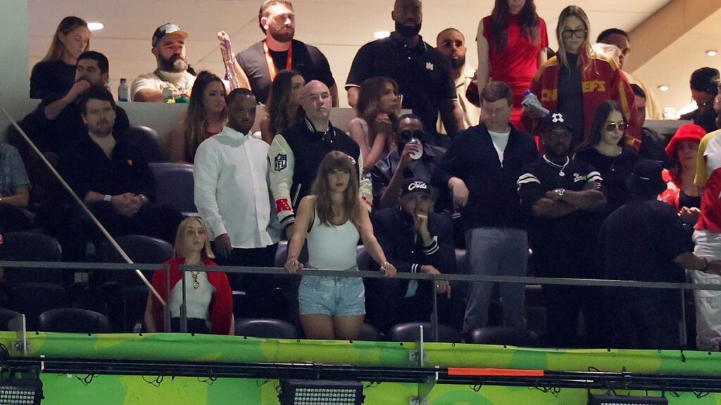 Taylor Swift at Super Bowl 59