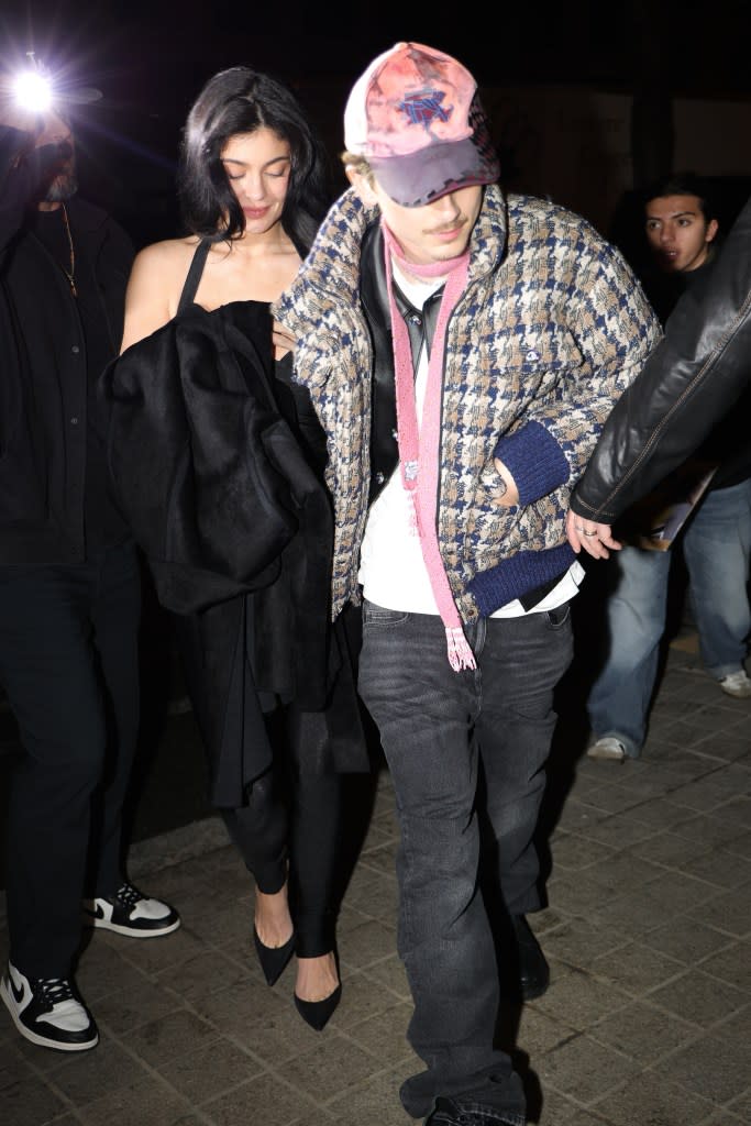 Jenner also went to Paris and a “Saturday Night Live” afterparty with the “Little Women” star last month. Aissaoui Nacer / SplashNews.com