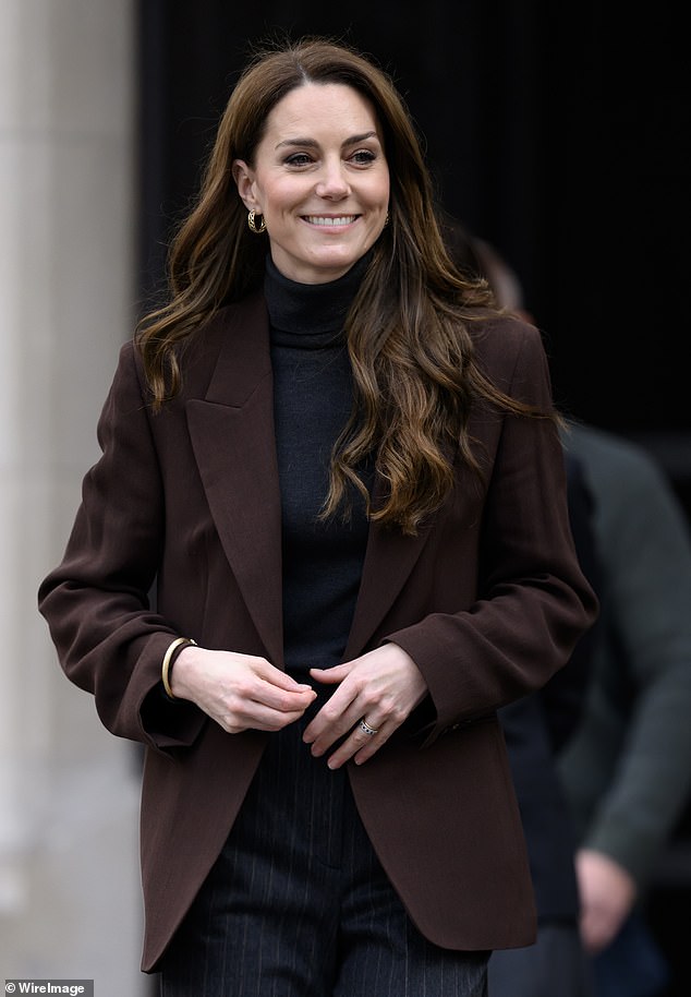 The Princess of Wales 'put her foot down' to stop her children having to take part in a centuries-old 'blooding' tradition for young royals (pictured)