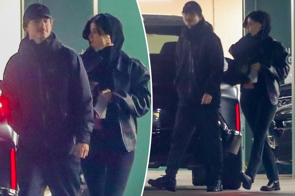 Kylie Jenner and Timothée Chalamet sneak into Beverly Hills hotel for low-key date night