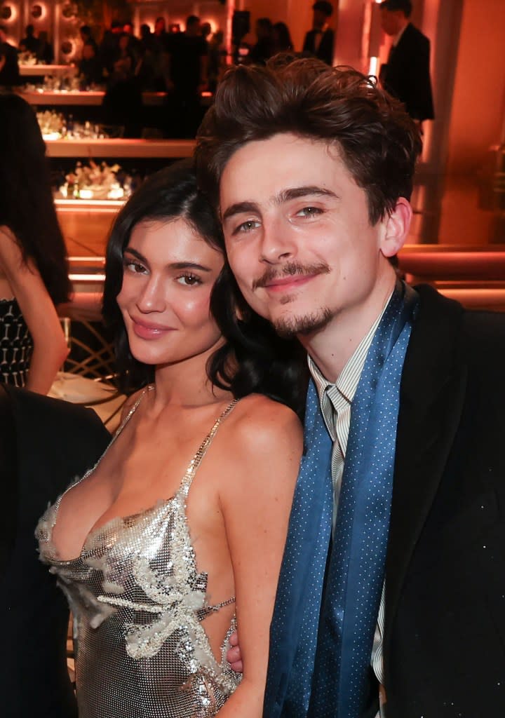 Jenner has supported the actor at several events this year. Penske Media via Getty Images