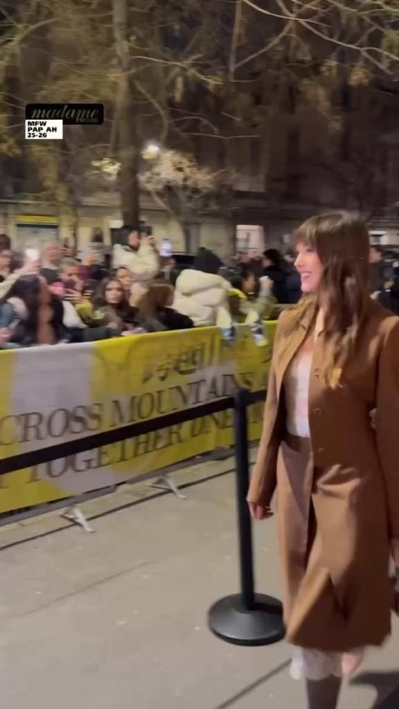 Elizabeth Olsen, Fendi show, Milan fashion Week, 2025