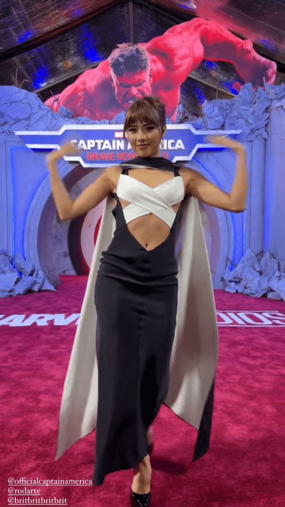 Xochitl Gomez at the Captain America: Brave New World Premiere in LA, February 2025