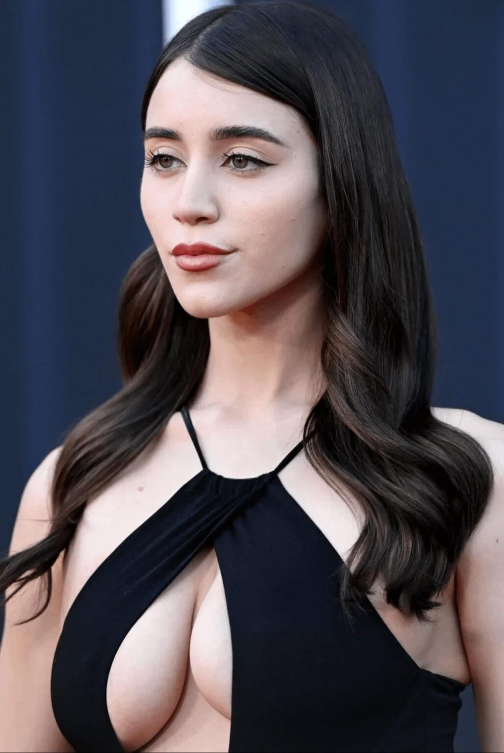 Caylee Cowan attending the “Ripley” movie premiere, April 2024