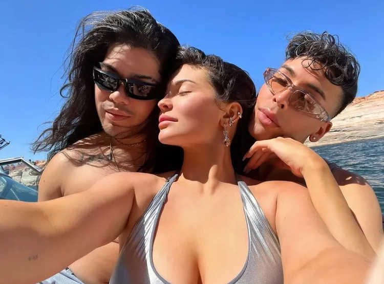 Jesus Guerrero, Kylie Jenner, and Ariel Tejada