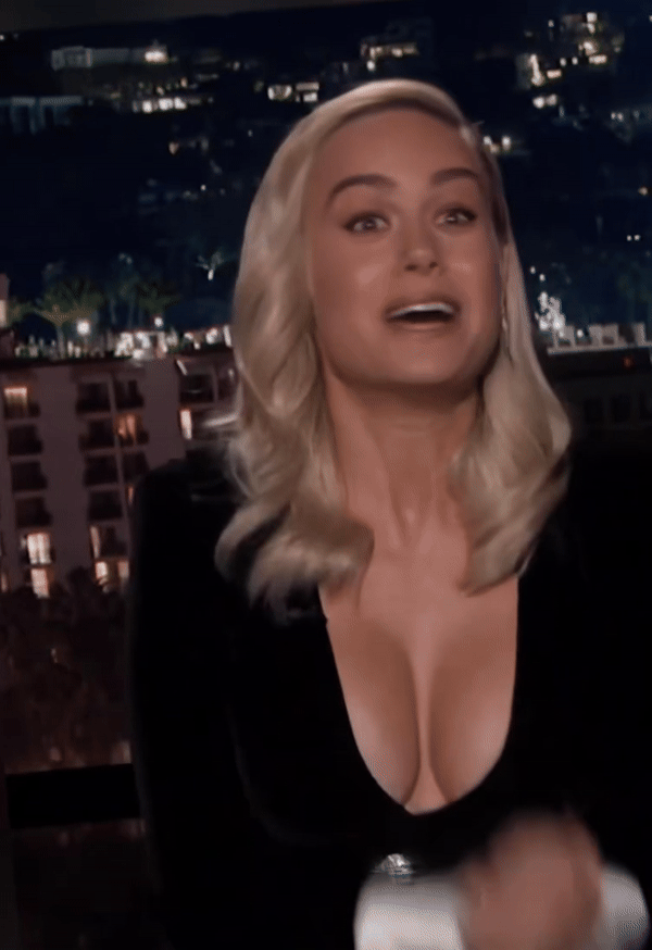 Brie Larson at Jimmy Kimmel Show 2019