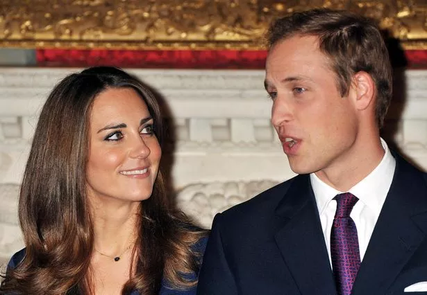 File photo dated 16/11/10 of the Duke and Duchess of Cambridge during a photocall in the State Apartments of St James's Palace, London to mark their engagement. 