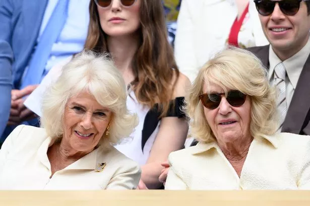  Queen Camilla and Annabel Elliot 