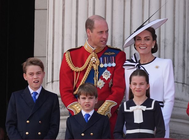 The Prince and Princess of Wales with their children, Prince George, Prince Louis, and Princess Charlotte, in June 2024