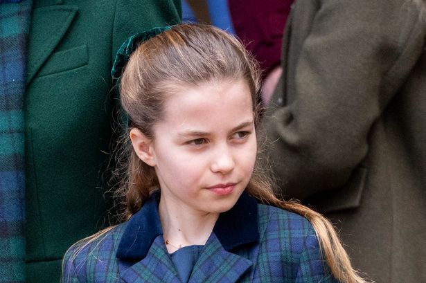 Princess Charlotte last Christmas 
