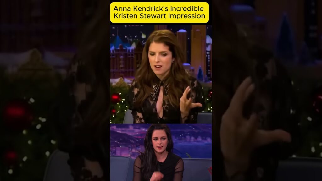 Anna Kendrick's incredible Kristen Steawert impression #kristenstewart #impression
