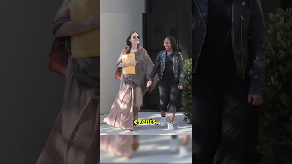 "Angelina Jolie & Her Adopted Daughter Zahara" #shorts
