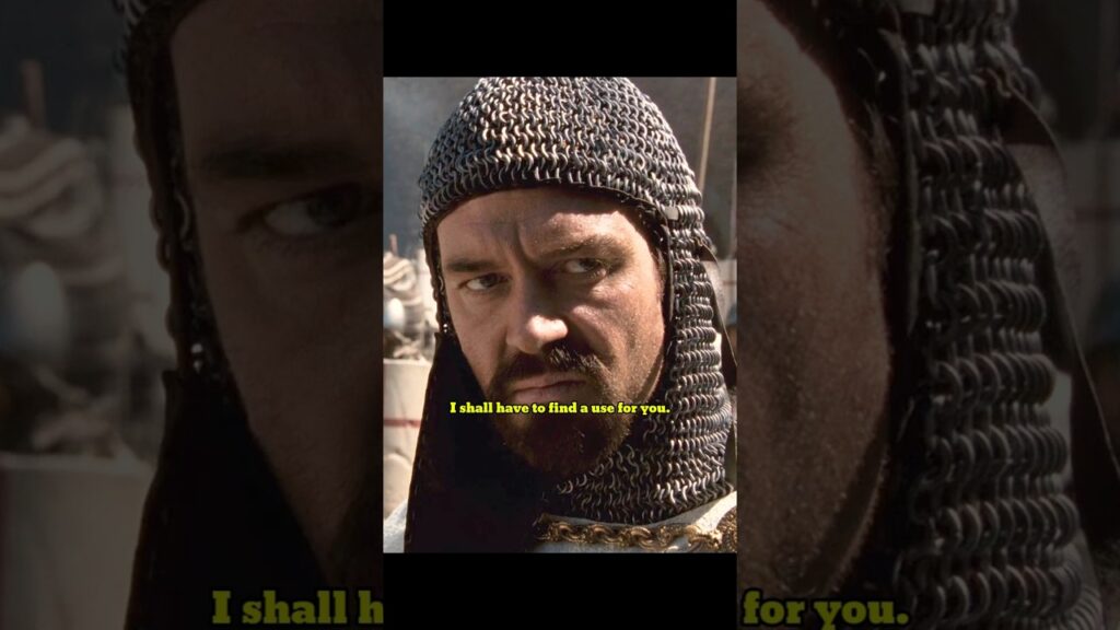 If you continue like this I shall have to find a use for you. #kingdomofheaven #orlandobloom #movie