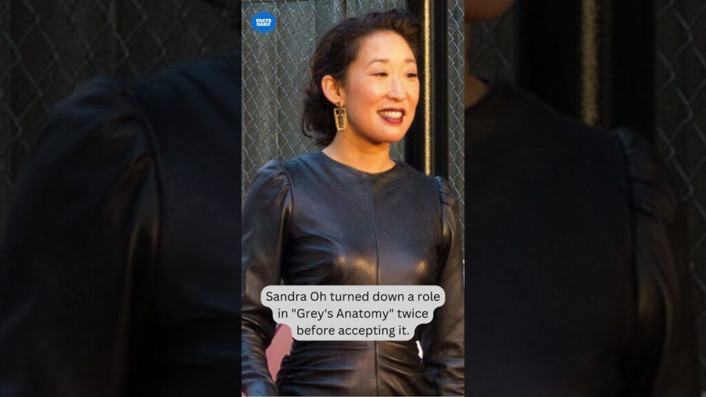 Sandra Oh turned down a role in "Grey's Anatomy" twice before accepting it.