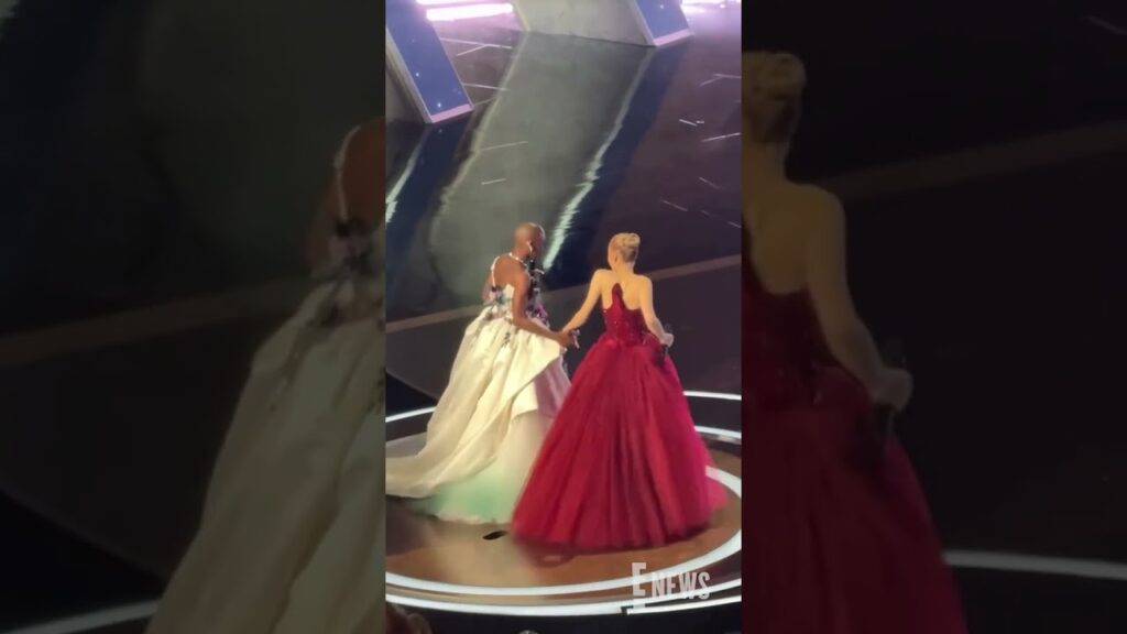 Cynthia Erivo and Ariana Grande’s friendship. ❤️ Tune into the #Oscars on ABC. #AwardsSeason