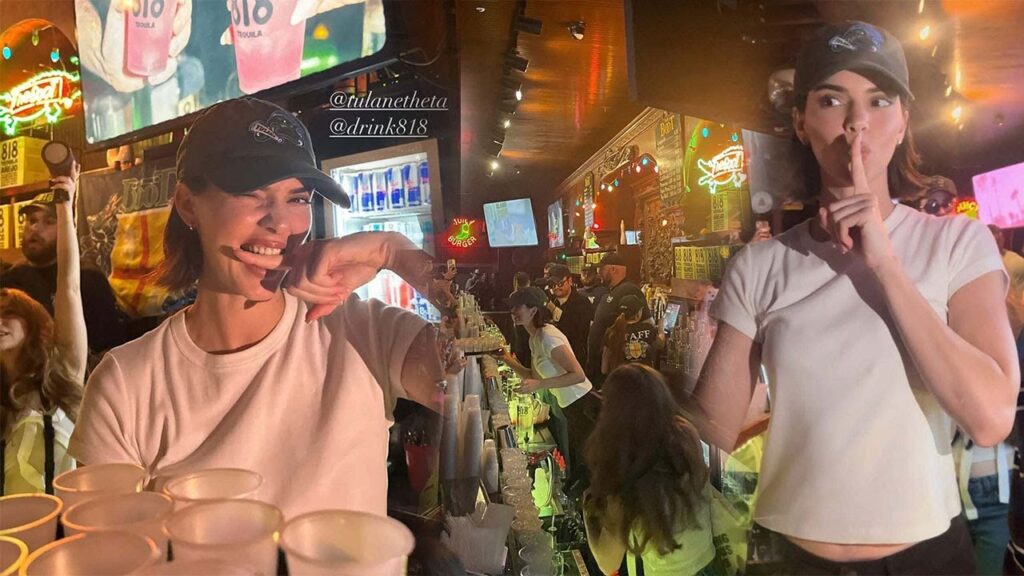 Kendall Jenner at the 818 Tequila Tour at ‘The Boot’ bar in New Orleans