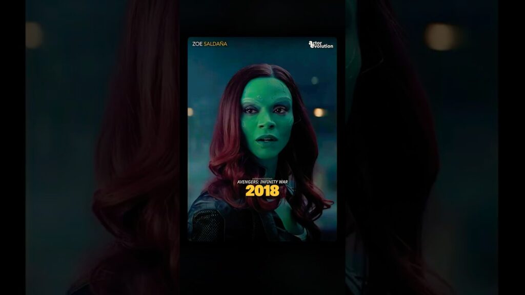 Zoe Saldaña Evolution